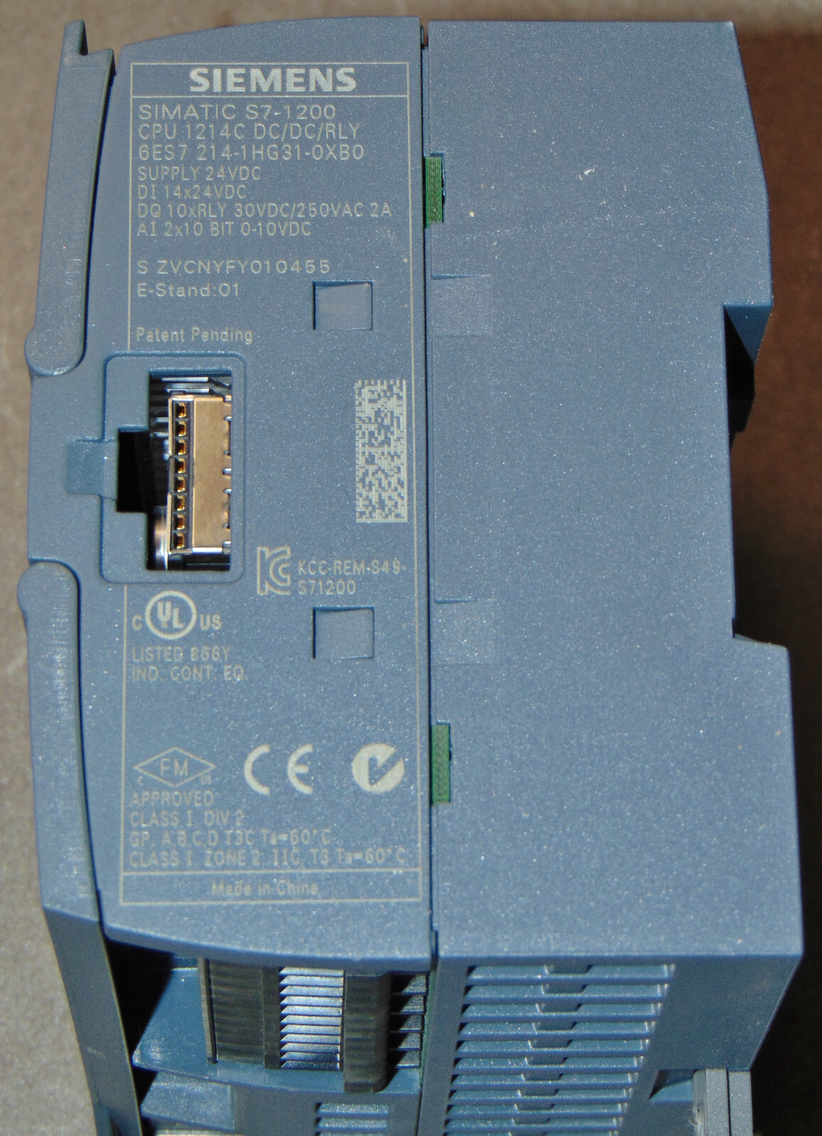 s7-1200 CPU1214C DC/DC/RLY